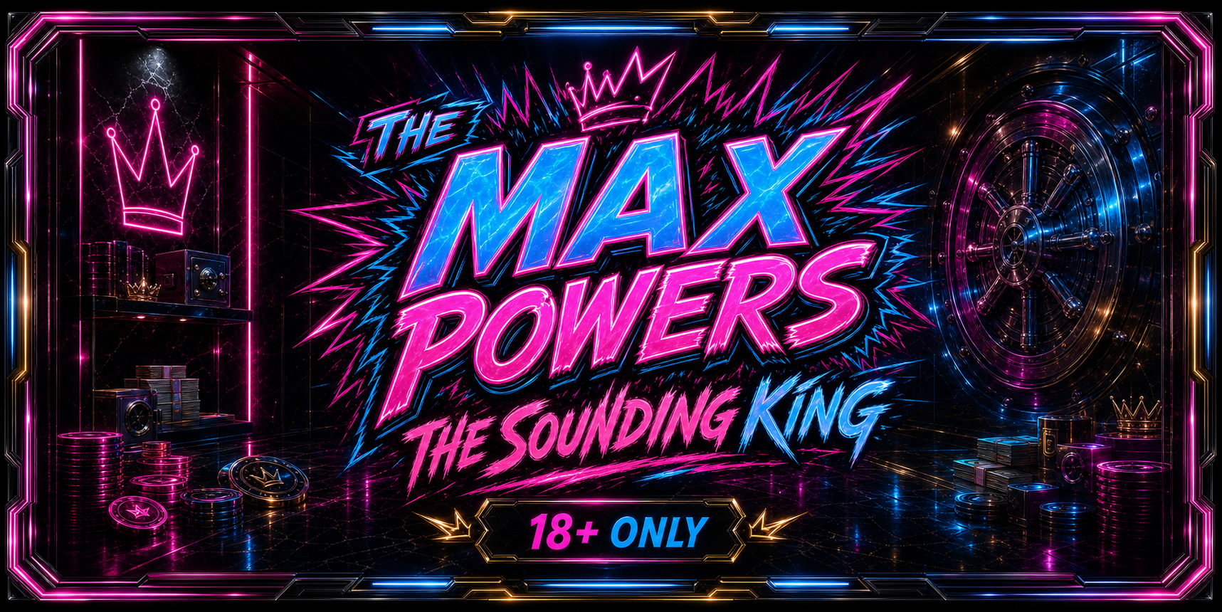 Illustrated explicit The Max Powers banner